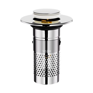 Bouchon de vidange universel avec filtre en acier inoxydable 304, anti-corrosion, pour éviers, lavabos et drains de sol - Product Image 2