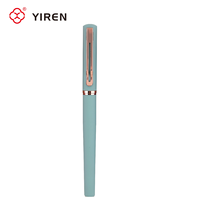 Stylo plume rétractable en métal YIREN personnalisable et effaçable pour Frixion Ball Knock, ensemble RE Kuru Toga, pour étudiants et finance, 0,38 mm