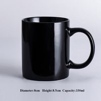 Tasses à eau mates bon marché de fourniture d'usine de produits chauds tasses à café en céramique brillantes personnalisées avec votre logo