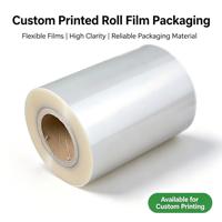 Film en rouleau plastique personnalisé OEM ODM avec logo, film d'emballage imprimé résistant à l'humidité, vente en gros