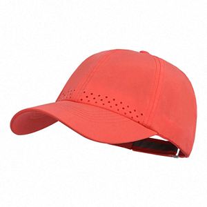 หมวกเบสบอลระบายอากาศได้ดี ป้องกันแสงแดด แห้งเร็ว สีพื้น สำหรับผู้ชายและผู้หญิง - Product Image 3