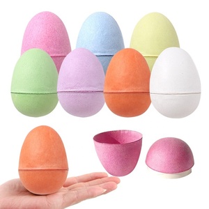 Colorful Paper Eggs Painting Eggs Biodegradable Easter Christmas Paper Pulp DIY Children's Paper Pulp Eggs Multiple Sizes - Product Image 5