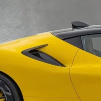 Kit Body Ventilasi Udara Samping Serat Karbon Kering Model M untuk Upgrade Ferrari SF90, Suku Cadang Modifikasi Mobil Intake Udara Samping Desain Baru