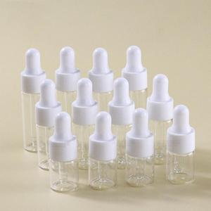 Bouteille d'échantillon d'<span class=keywords><strong>essence</strong></span> en verre transparent 1ml 2ml 3ml 5ml bouteille de solution originale compte-gouttes pour masques faciaux perruques huile essentielle - Product Image 2