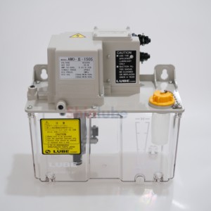 Bomba de engranajes automática intermitente LUBE AMO-II-150S 3L 220V para lubricación centralizada de maquinaria a baja presión - Product Image 1