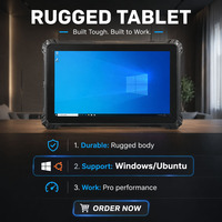 Tableta Industrial Resistente de 10.1 Pulgadas con Procesador Windows, IP67 a Prueba de Agua, 5G, NFC, 1 Año de Garantía