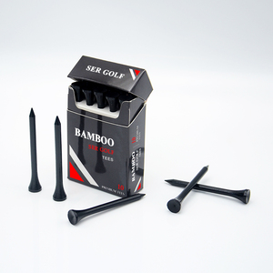 Tees de golf personnalisés en gros directs d'usine paquet de boîte à cigarettes coloré personnalisé tees de golf en bambou durables incassables - Product Image 2