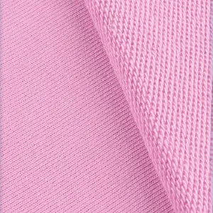 Nhà cung cấp Trung Quốc áo chất liệu 65% Cotton 35% Polyester CVC pháp Terry Hoodies vải dệt kim cho may quần áo