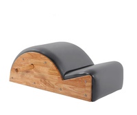 Correcteur de colonne vertébrale commercial en bois de chêne, baril incurvé ergonomique pour étirements dorsaux, équipement d'entraînement Pilates