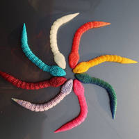 Veilleuse Viper 3D imprimée de 13 cm, Ornement créatif arc-en-ciel fait main, Modèle articulé animalier pour enfants, Cadeau en plastique