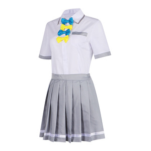 ชุดคอสเพลย์นักเรียนหญิงสไตล์อนิเมะโลลิต้า เสื้อ กระโปรง พร้อมโบว์ผูก - Product Image 4