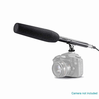 Microphone professionnel DM-101 pas cher pour caméra, idéal pour les interviews