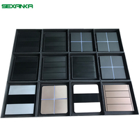 SEXANKA KNX EIB système domotique intelligent 4 gangs panneau métallique en aluminium tactile interrupteurs d'éclairage mural intelligents