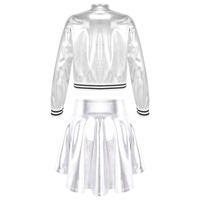 6-14 enfants Dancewear fabricant en gros filles jupe ensemble pour stage scène danse Costumes Performance porter