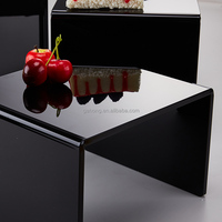 Mini Table de présentation de gâteaux, service de présentation pour banquets, présentoir à desserts en acrylique, 5 pièces