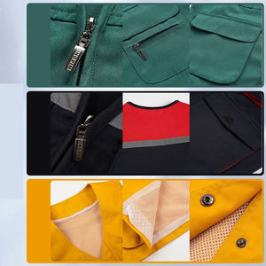 Chaleco de Malla Transpirable para Voluntarios, Fotógrafos y Barberos - Ropa de Trabajo Ligera de Alta Visibilidad con Bolsillos - Product Image 4