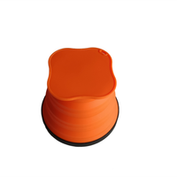 Mug en silicone pliable ultraléger, tasse portable pour le camping, la course à pied, les pique-niques et les voyages
