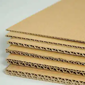 Personalizzato Dimensione Dimensione Diversa Forma Kraft & Craft Interno di Cartone Pad Imballaggi in Cartone Ondulato Inserisci per Contenitore di Vino di Carta Che Fanno