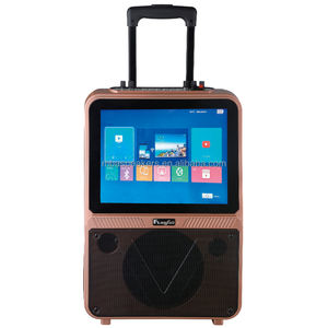 Gran oferta 2023, reproductor de altavoz de karaoke de fiesta al aire libre de alta fidelidad <span class=keywords><strong>para</strong></span> el hogar con pantalla de letras, altavoz inalámbrico de diente azul - Product Image 4