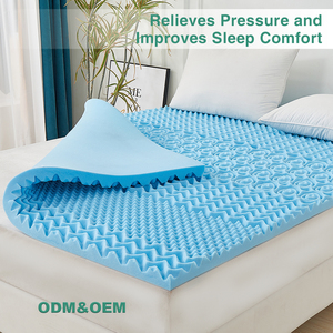 <span class=keywords><strong>Topper</strong></span> Materasso in Memory Foam Ecologico da 2 Pollici con Supporto Sagomato <span class=keywords><strong>per</strong></span> Alleviare il Mal di Schiena, Misura Standard USA - Product Image 3