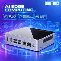 Mini PC AI Edge Computing : Exécute 30B LLM, Mémoire Unifiée Locale, Bande passante 100 Go/s, Threads Moore, GPU MUSA, Ubuntu, CPU 8 cœurs 64 bits