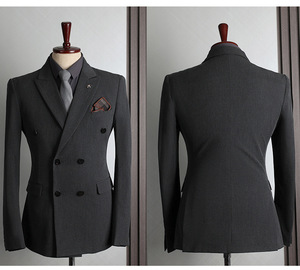 <span class=keywords><strong>Ensemble</strong></span> Complet Costume <span class=keywords><strong>Homme</strong></span> de Haute Qualité 2 Pièces Coupe Confortable <span class=keywords><strong>Veste</strong></span> à Revers Élégante <span class=keywords><strong>Pantalon</strong></span> Coordonné <span class=keywords><strong>pour</strong></span> Mariages Fêtes Affaires Formelles - Product Image 2