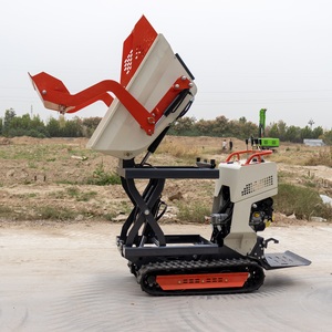 Produits les plus vendus : Mini-dumper chenillé hydraulique auto-chargeur 500 kg avec pelle de 150 kg et levage de 1020 mm - Product Image 4