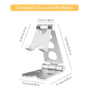 Support de téléphone <span class=keywords><strong>portable</strong></span> et de tablette paresseux en métal support de téléphone de bureau support de téléphone flexible rotatif pour film - Product Image 3