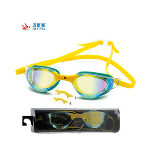 Gafas de Natación <span class=keywords><strong>Mystyle</strong></span> AF-6500M de Alta Calidad 2024, Universales, Impermeables, Antivaho, Protección UV, Logotipo Personalizado, Silicona - Product Image 1