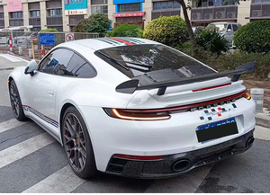Nouveau kit carrosserie en fibre de carbone sèche ZNDR pour 911 992 Targa & Cabriolet avec spoiler auto-adhésif pour 2020- Remplacement - Product Image 2