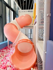 Aire de jeux douce commerciale intérieure d'usine chinoise avec balançoire et toboggans pour enfants - Product Image 2