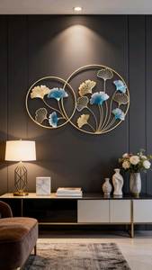 Handcrafted Metal <b>Wall</b> Art Sculpture for Living Room Bedroom Dining Area and Modern Home Decoration - Product Image 4