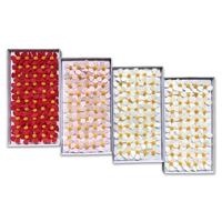 50Pcs Bunga Sabun Daisy Buatan dalam Kotak Hadiah Grosir untuk Ulang Tahun, Hari Valentine, Pernikahan, Ulang Tahun Ibu