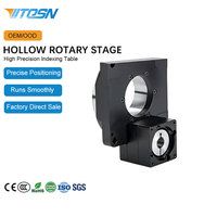 Machine d'emballage robuste avec positionneur de plateforme rotative creuse de 170 mm, ODM, haute précision, 200 tr/min
