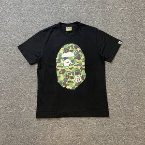 T-shirt d'été neutre à manches courtes et col rond en pur coton respirant, coupe ample, tendance, polyvalent, de haute qualité, 250g - Product Image 4