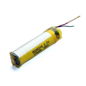 IEC 62133 approved 08310 cylindrical lipo battery <span class=keywords><strong>3</strong></span>,7 v 130mah small lithium polymer rechargeable battery - Product Image 3