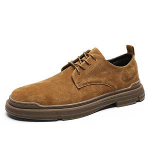 Nouvelles Chaussures Décontractées en Cuir pour Hommes Style Britannique 2026 – Polyvalentes et Simples en Peau de Porc - Product Image 5