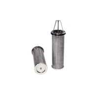 Tamis perforé de grillage de filtre de panier de valve de crépine duplex d'acier inoxydable pour la crépine liquide d'huile pour des filtres à air