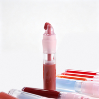 Gloss à lèvres hydratant effet gelée lumineuse avec logo personnalisé, fabricant de maquillage en marque blanche, huile à lèvres hydratante