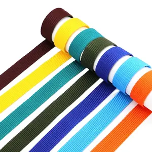 High tenacity custom color woven recycled polypropylene PP webbing strap tape