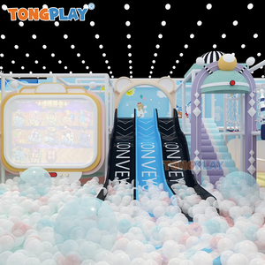 École commerciale <span class=keywords><strong>château</strong></span> vilain aire de jeux enfants jouer au sol centre piscine de sable intérieure pour les enfants - Product Image 4
