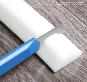 Tùy chỉnh hình vật liệu xây dựng uPVC đùn hồ sơ nhựa cứng PVC Matt bề mặt cao su gia dụng - Product Image 6