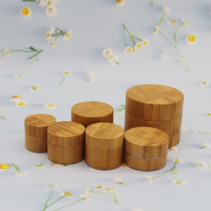 <span class=keywords><strong>Pot</strong></span> vide en <span class=keywords><strong>bambou</strong></span> écologique, réutilisable, multi-tailles, pour crème visage, beurre corporel, soins de beauté, emballage cosmétique - Product Image 5