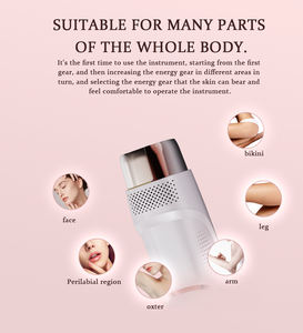 Appareil d'épilation IPL Épilateur IPL avec refroidissement par glace Épilation au <span class=keywords><strong>laser</strong></span> permanente Machine d'épilation IPL 510K pour femmes et hommes - Product Image 2