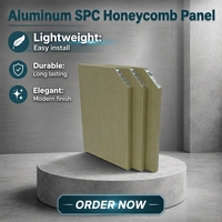 Panneaux composites SPC en nid d'abeille d'aluminium 4x9, vente en gros, panneaux en nid d'abeille d'aluminium imperméables pour armoires de cuisine
