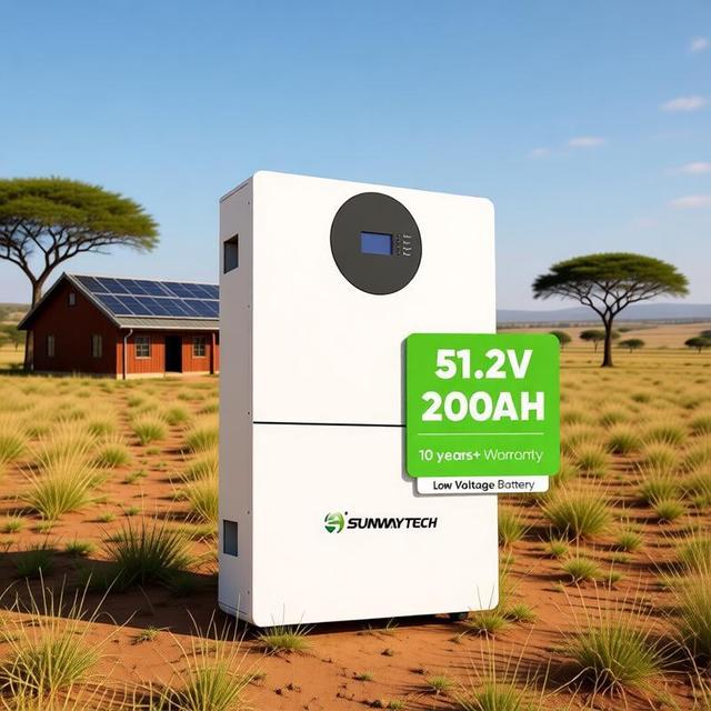 51.2V 200Ah 10Kwh Farm Use Home Battery Storage System Wall-Mounted Backup Power Station Off-Grid Solar Panel System