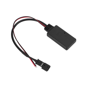 Modulo <span class=keywords><strong>Bluetooth</strong></span> <span class=keywords><strong>5.0</strong></span> AUX 3 pin ABS nero resistente all'usura adatto per parti di ricambio E39 E46 E38 E53 - Product Image 1
