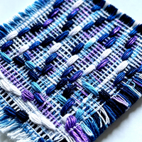 Sous-verre Jacquard Multicolore à Franges, Tapis de Table Bohème Absorbant, Résistant à la Chaleur, pour Décoration Intérieure et Cadeau de Fêtes