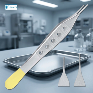 แหนบผ่าตัดน้ำหนักเบา ADSON (0.5 มม.) ปลายแหลมสแตนเลสสตีลน้ำหนักเบา 0.5 มม. สำหรับการผ่าตัดทางการแพทย์ - Product Image 2