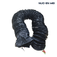 Tuyau conducteur statique NUOENWEI - Tuyau flexible antistatique / antidéflagrant pour l'extraction d'air et de fumées dangereuses